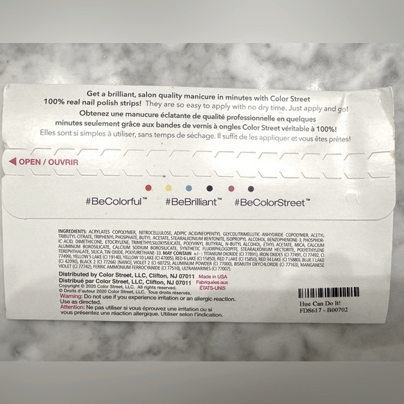 ⭐️3 for $20⭐️ Color Street Hue Can Do It Manicure Set - Picture 3 of 3